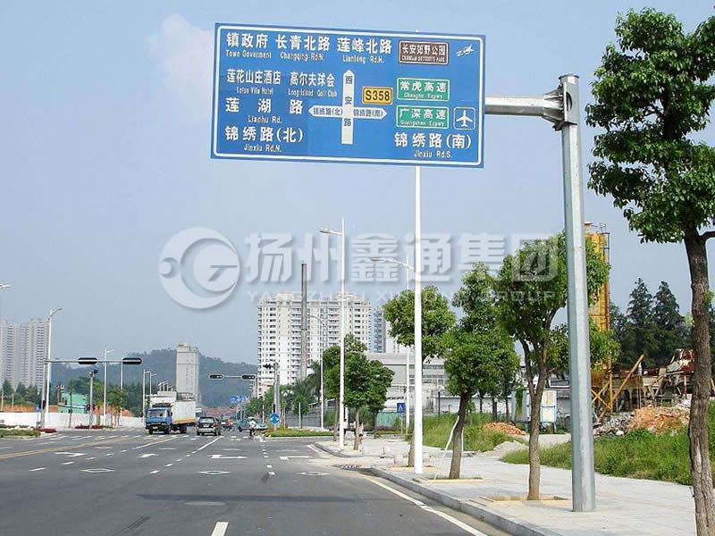 BZG-008，交通標(biāo)志桿，八棱交通標(biāo)志桿