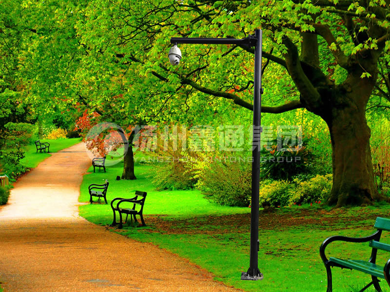 DJG-026，電子監(jiān)控桿，公園監(jiān)控桿
