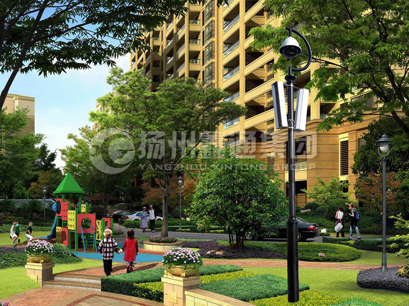 DJG-027，電子警察桿，小區(qū)監(jiān)控桿