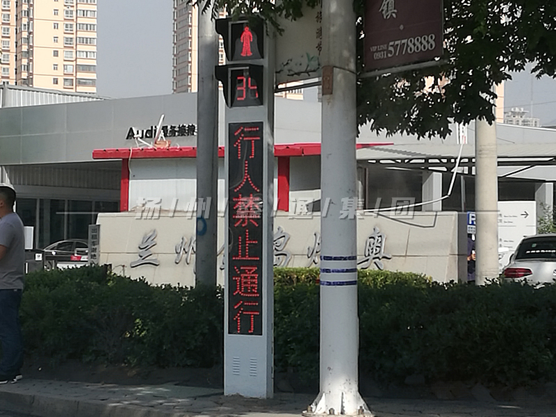 YTH302-8L-RX，一體化帶屏人行燈